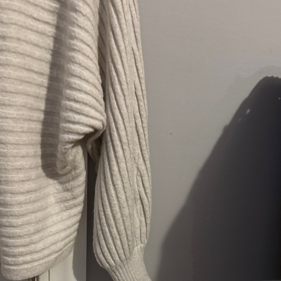 Pink Rose Cream Ribbed Sweater - Picture 5 of 5